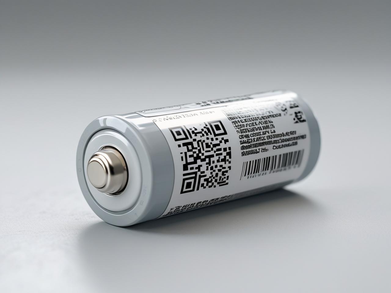 A battery with a qr for DPP